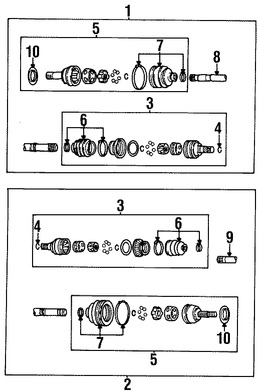 Foto de Cubrepolvo de la Junta Homocintica Original para Daewoo Lanos 1999 2000 2001 2002 Marca DAEWOO Nmero de Parte 96243579