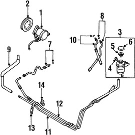 Foto de Deposito Liquido Hidraulico Direccion Asistida Original para Daewoo Lanos 1999 2000 2001 2002 Marca DAEWOO Nmero de Parte 96408583