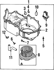 Foto de Rel del Motor del Ventilador Original para Daewoo Leganza Daewoo Lanos Marca DAEWOO Nmero de Parte 94580702