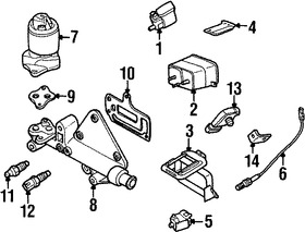 Foto de Sensor de temperatura de Refrigerante del motor Original para Daewoo Leganza Daewoo Lanos Daewoo Nubira Marca DAEWOO Nmero de Parte 95025043