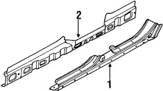 Foto de Estribo Original para Daewoo Leganza 1999 2000 2001 2002 Marca DAEWOO Nmero de Parte 96252687