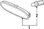 Foto de Luz de marcador lateral Original para Daewoo Leganza 1999 2000 2001 2002 Marca DAEWOO Nmero de Parte 96206653