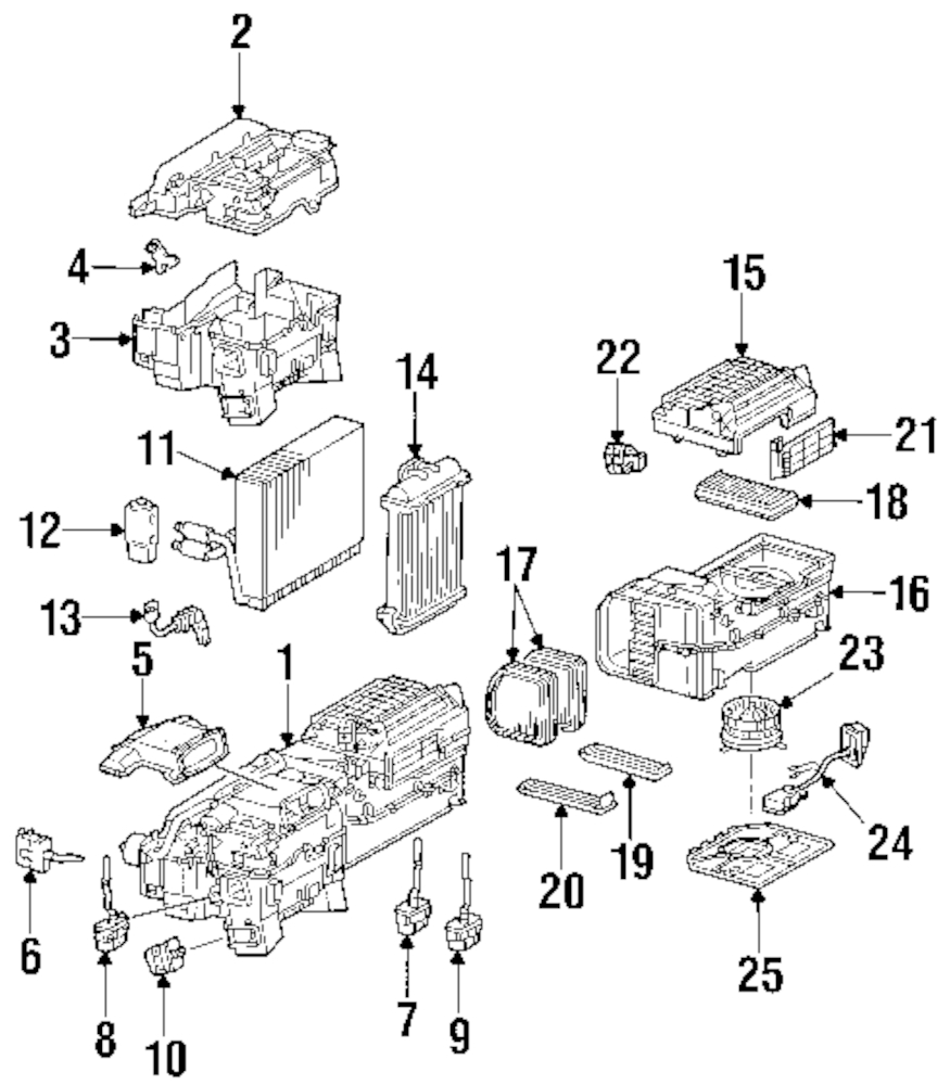 Foto de Actuador Puerta de Entrada de Aire para Mercedes-Benz E300 1998 Marca MERCEDES OEM Nmero de Parte 210 800 05 75