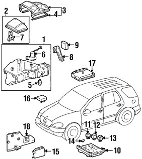 Foto de Rel de Corriente Accesorios Original para Mercedes-Benz Marca MERCEDES BENZ Nmero de Parte 0025421419