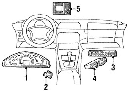 Foto de Panel de Control de Termperatura Climatizacin Original para Mercedes-Benz C230 Mercedes-Benz C240 Mercedes-Benz C320 Mercedes-Benz C55 AMG Mercedes-Benz C280 Mercedes-Benz C350 Marca MERCEDES BENZ Parte #2098300485