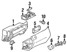 Foto de Guantera Original para Mercedes-Benz C230 Mercedes-Benz C240 Mercedes-Benz C320 Mercedes-Benz C55 AMG Mercedes-Benz C280 Mercedes-Benz C350 Marca MERCEDES BENZ Parte #20368049509B10