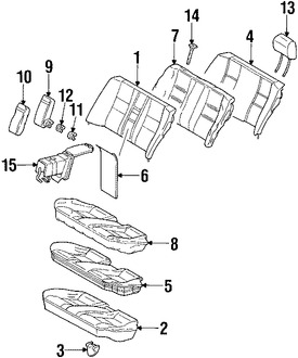 Foto de Apoyabrazos del Asiento Original para Mercedes-Benz Marca MERCEDES BENZ Nmero de Parte 20397009308G70