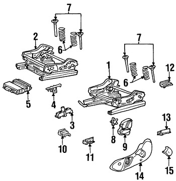 Foto de Interruptor Asiento Elctrico Original para Mercedes-Benz Marca MERCEDES BENZ Nmero de Parte 21082137517C45