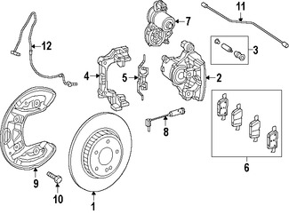 Foto de Pistn del Caliper de Freno Original para Mercedes-Benz C400 Mercedes-Benz C300 Mercedes-Benz C450 AMG Mercedes-Benz  Mercedes-Benz C43 AMG Marca MERCEDES BENZ Parte #0009061303