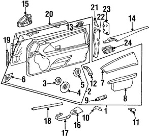 Foto de Luz de cortesa Original para Mercedes-Benz Marca MERCEDES BENZ Nmero de Parte 1248200401