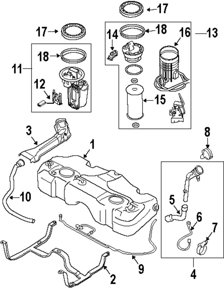 Foto de Bomba de combustible para Mini Cooper Cooper 2003 Marca MINI OEM Nmero de Parte 16 14 6 766 177