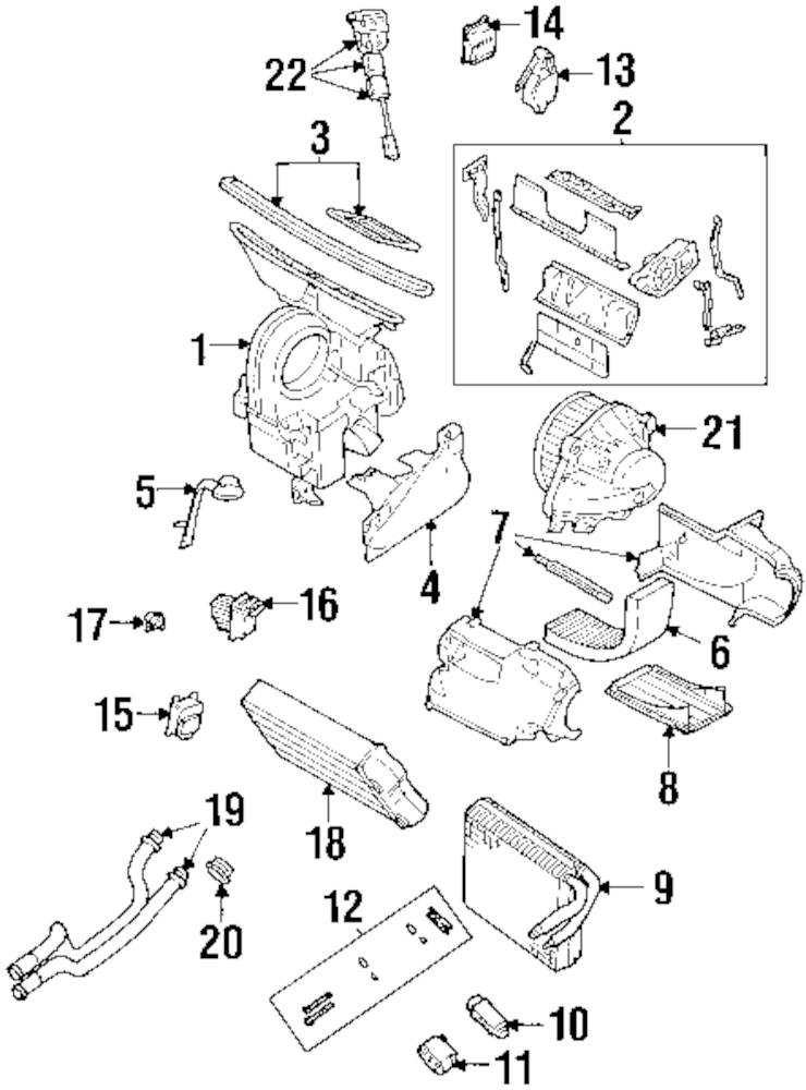 Foto de Conuunto de Motor de Ventilador Climatizacin para Mini Cooper Cooper 2008 Marca MINI OEM Nmero de Parte 67 32 6 935 371