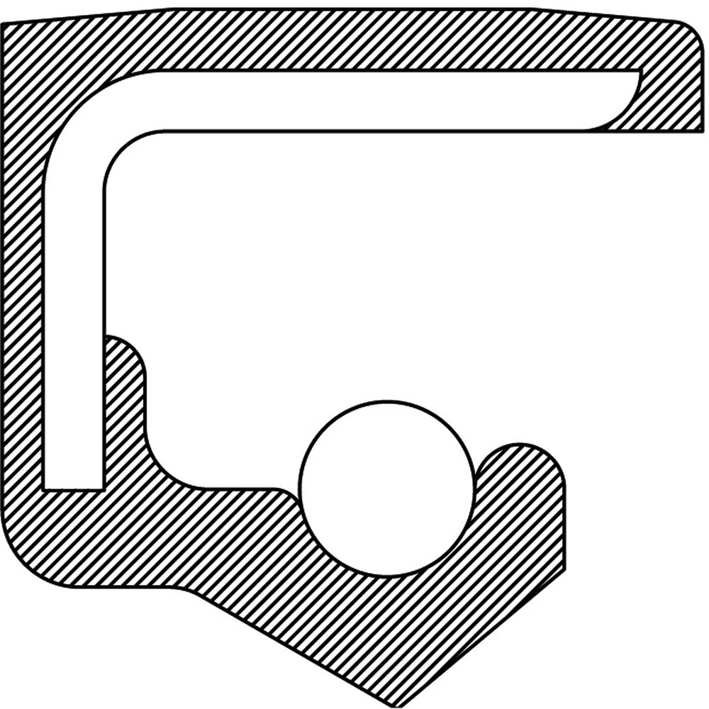 Foto de Sello del cigueal del motor para Honda CR-V 2014 Marca NATIONAL SEAL/BEARING Nmero de Parte 710608