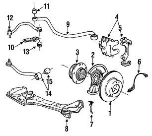 Foto de Manguera de freno hidrulico Original para BMW Marca BMW Nmero de Parte 34321159891