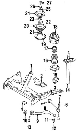 Foto de Tornillo y Arandela de Rtula de Suspensin Original para BMW Marca BMW Nmero de Parte 31106769443