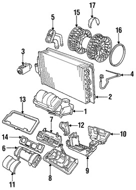 Foto de Motor del ventilador HVAC Original para BMW Marca BMW Nmero de Parte 64111468542