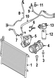 Foto de Vlvula de Alivio del Compresor Original para BMW Z4 BMW 323i BMW 328i BMW 323Ci Marca BMW Nmero de Parte 64528375418