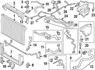 Foto de Manguera de Rebose Refrigerante de Motor Original para BMW Marca BMW Nmero de Parte 17122284284