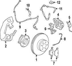 Foto de Cubierta de Polvo de Frenos Original para BMW Marca BMW Nmero de Parte 34116775270