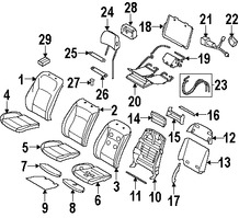 Foto de Guia de Reposacabezas Original para BMW Marca BMW Nmero de Parte 52107319115