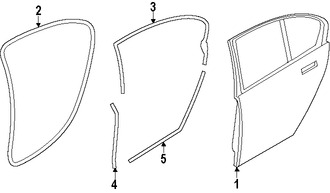 Foto de Carcasa de puerta Original para BMW Marca BMW Nmero de Parte 41007203982