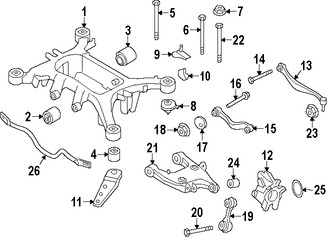 Foto de Muon de Suspensin Original para BMW Marca BMW Nmero de Parte 33326796497