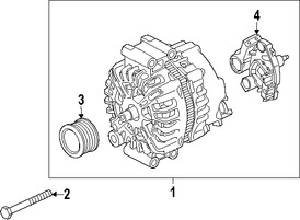 Foto de Tornillo del Alternador Original para BMW Marca BMW Nmero de Parte 07129905830