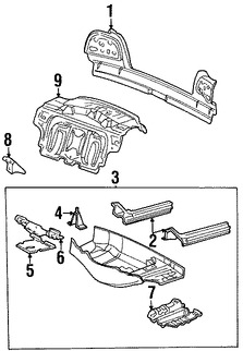 Foto de Bandeja de la batera Original para BMW Marca BMW Nmero de Parte 41128197890