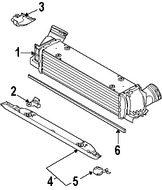 Foto de Enfriador en Lnea Original para BMW 335d 2009 2010 2011 Marca BMW Nmero de Parte 17517800682