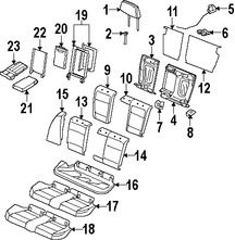 Foto de Guia de Reposacabezas Original para BMW Marca BMW Nmero de Parte 52207142251