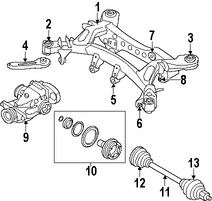 Foto de Eje Propulsor Original para BMW Marca BMW Nmero de Parte 33131428124