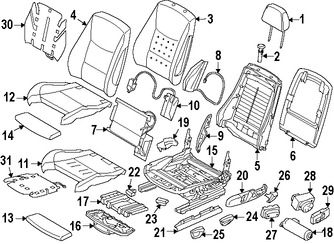 Foto de Motor de Asiento Original para BMW Marca BMW Nmero de Parte 52107325532