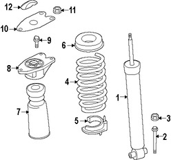 Foto de Amortiguador de parachoque Original para BMW Marca BMW Nmero de Parte 33536857730