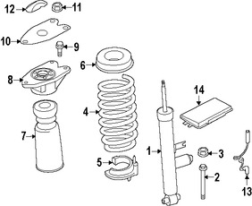 Foto de Sensor de Altura de Suspensin Original para BMW Marca BMW Nmero de Parte 37146852924