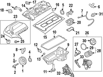 Foto de Manguera Vlvula PCV Original para BMW 335i BMW 335i xDrive BMW 335is BMW 740li BMW 740i BMW 740Li xDrive Marca BMW Nmero de Parte 11127590163