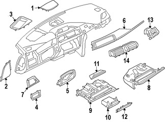 Foto de Cobertura Panel de Instrumentos Original para BMW Marca BMW Nmero de Parte 51459271854