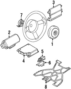 Foto de Cable Espiral Bolsa de Aire Original para BMW Z8 2000 2001 2002 2003 Marca BMW Nmero de Parte 32346751290