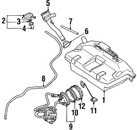 Foto de Lnea de Combustible Original para BMW Z8 2000 2001 2002 2003 Marca BMW Nmero de Parte 16111184886