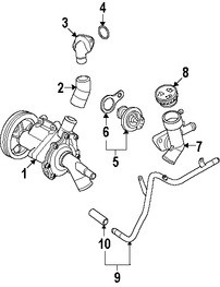 Foto de Manguera de Refrigerante Original para Mini Cooper Cooper Marca BMW Nmero de Parte 11537514986