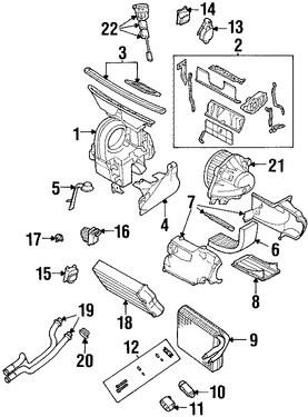 Foto de Motor de Control de Ajuste de Aire HVAC Original para Mini Cooper Cooper Marca BMW Nmero de Parte 64111167294