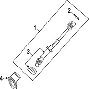 Foto de Eje de Columna de Direccin Original para Mini Cooper Cooper Marca BMW Nmero de Parte 32306870777