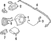 Foto de Sensor Angulo de Direccin Original para BMW Mini Cooper Marca BMW Nmero de Parte 65776951595