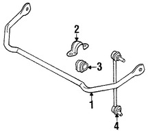 Foto de Barra Estabilizadora de Suspensin Original para Mini Cooper Cooper Marca BMW Nmero de Parte 33556754818