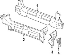 Foto de Panel posterior Original para Mini Cooper Cooper Marca BMW Nmero de Parte 41347035360