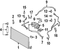 Foto de Condensador de Aire Acondicionado Original para Mini Cooper Cooper Mini Cooper Cooper Countryman Mini Cooper Cooper Paceman Marca BMW Nmero de Parte 64539239920