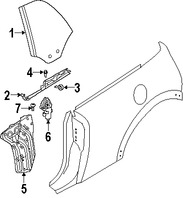 Foto de Regulador de Vidrio Automatico Original para Mini Cooper Cooper Marca BMW Nmero de Parte 51377111017