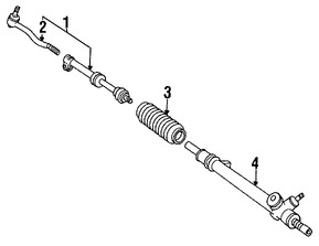 Foto de Conjunto de Terminal de Direccin Original para BMW Marca BMW Nmero de Parte 32111126360