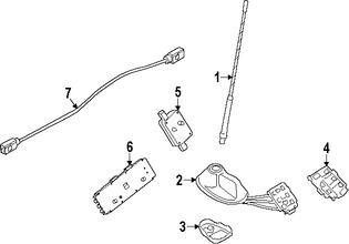 Foto de Mstil de Antena de Radio Original para Mini Cooper Cooper Countryman Mini Cooper Cooper Paceman Marca BMW Nmero de Parte 65209803851