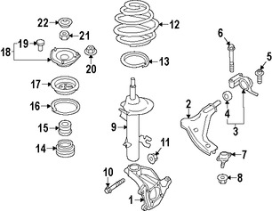 Foto de Buje del Brazo de Control de la Suspensin Original para Mini Cooper Cooper Countryman Mini Cooper Cooper Paceman Marca BMW Nmero de Parte 31129803498