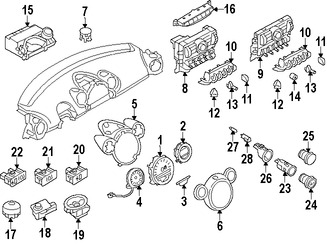 Foto de Cubierta de Panel de Instrumentos Original para Mini Cooper Cooper Countryman Mini Cooper Cooper Paceman Mini Cooper Cooper Marca BMW Nmero de Parte 64113456240